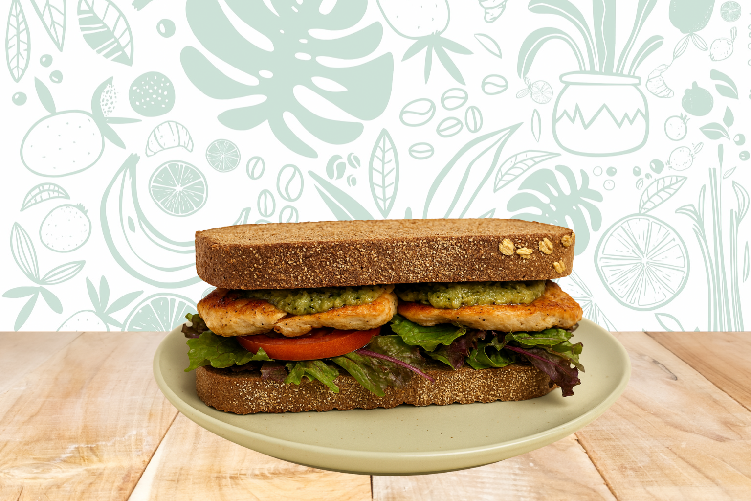 Chicken Pesto Sandwich